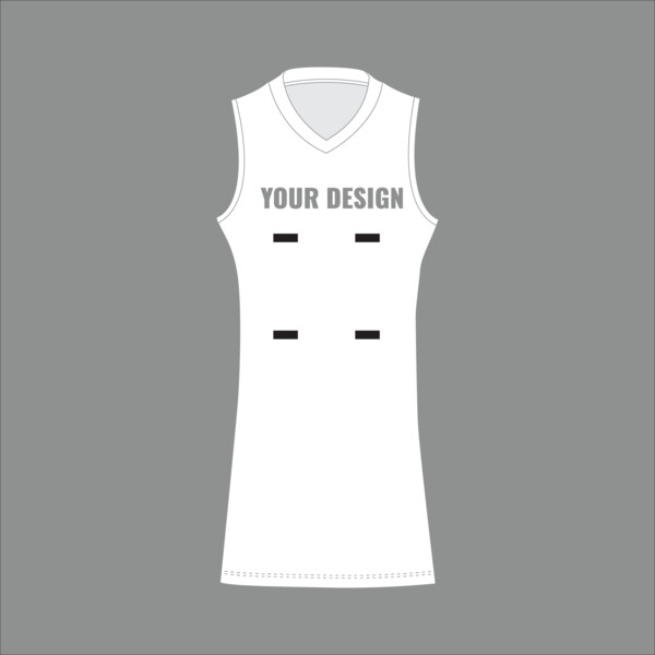  STANDARD V NECK NETBALL DRESS - Junior Thumbnail